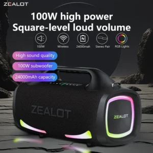 Powerful 100W Wireless Waterproof Speaker