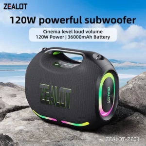 Zealot-ZE01 120W Big Power Portable Bluetooth Speaker